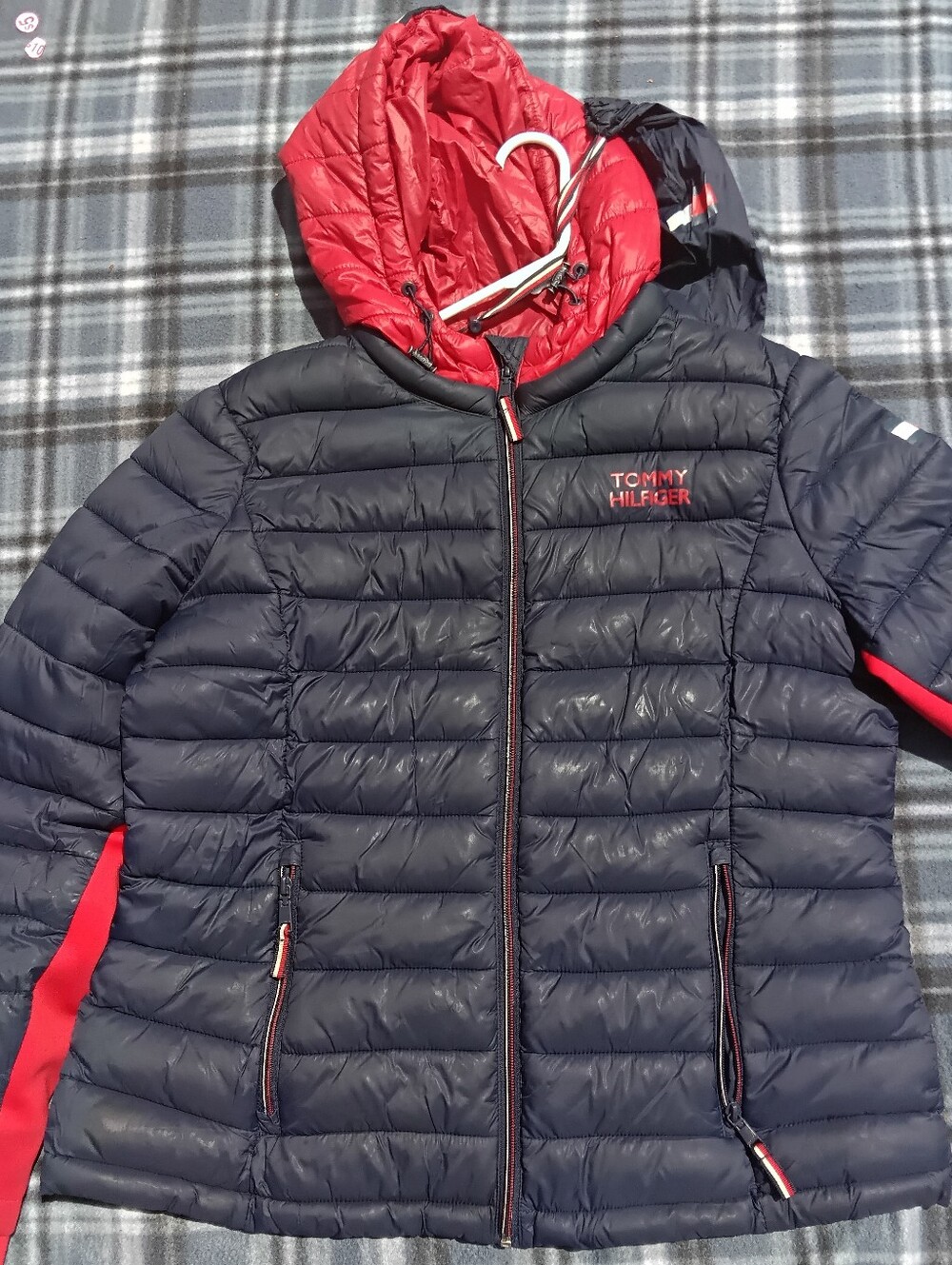Tommy Hilfiger Women's packable Hooded Puffer Jacket Sz XL